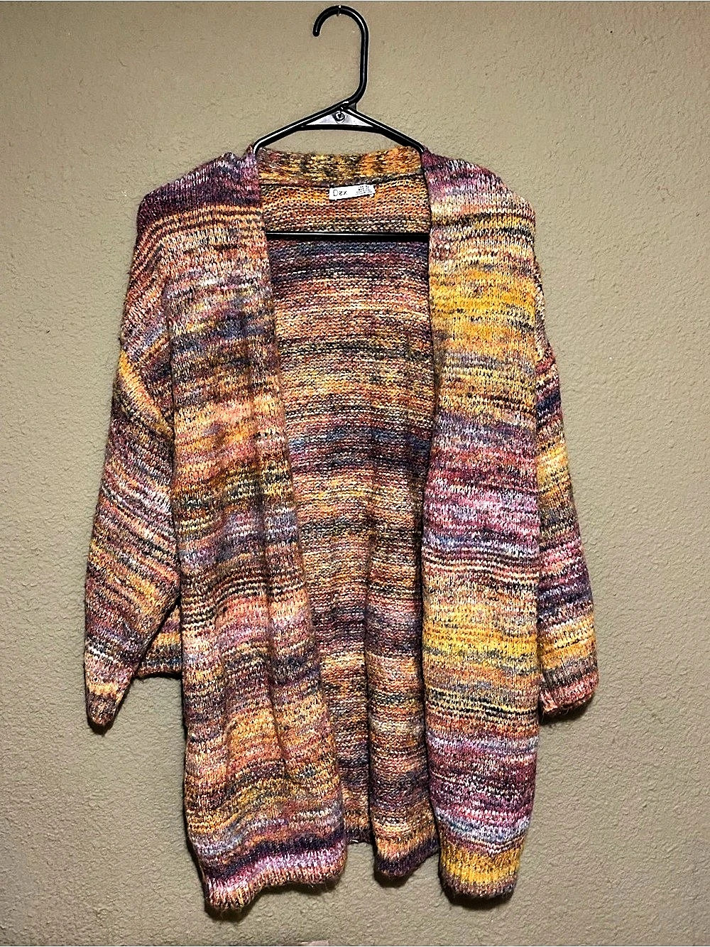 Dex Multicolor Open-Front Cardigan Size XS Like New